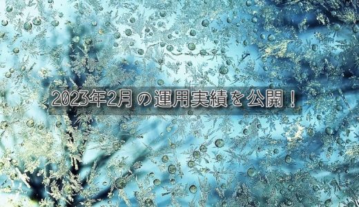 【トラリピ&トライオートETF】2023年2月の利益【FIRE進捗】